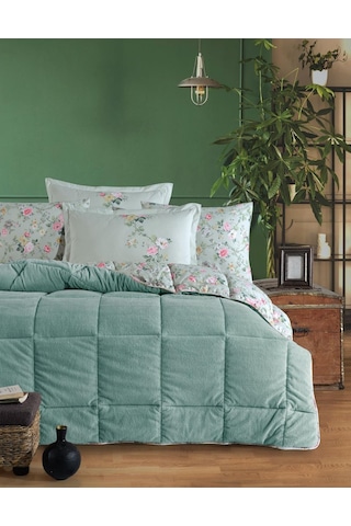 Clasy Wellsoft Çift Kişilik Çift Taraflı Uyku Seti Elara Mint