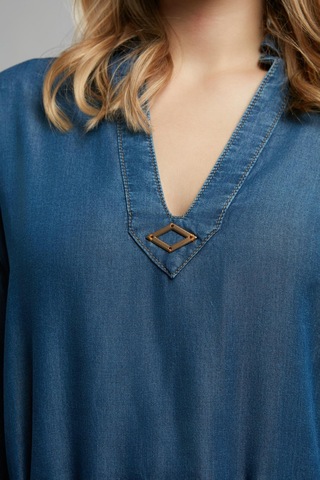 Lee Cooper Amara Kadın Jean Elbise Denim-20196 Denim