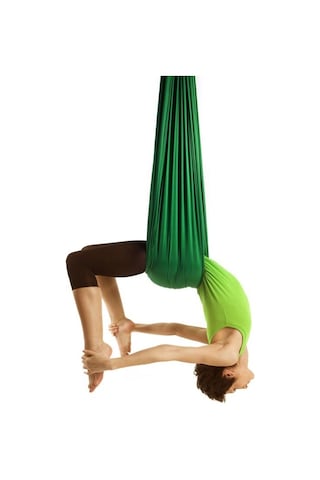 Bundera Yoga Fly Hamağı Yeşil - Tavana Askılı