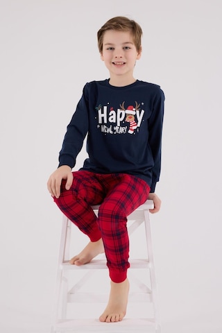 Rolypoly Erkek Çocuk Uzun Kol Pijama Takım Lacivert-1765 Lacivert