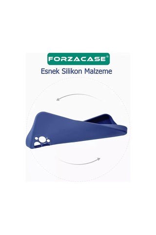 Forzacase Tecno Spark Go 2024 İle Uyumlu Maxim Serisi Mat Silikon Kılıf Siyah