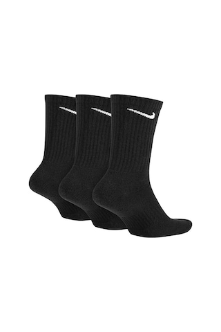 Nike Everyday Lightweight Training Crew Siyah 3'Lü Çorap Sx7676-0 Siyah