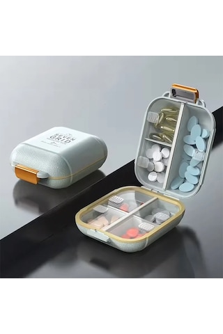 Taşınabilir Seyahat Kutusu 7 Gün Bölmeli Büyük Hap Düzenleyici Krem Pp Silikon Su Geçirmez Mh-hs6810020878