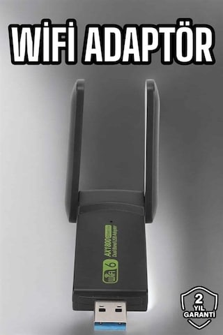 Çift Bantlı Kablosuz Wifi Adaptör Adaptörü