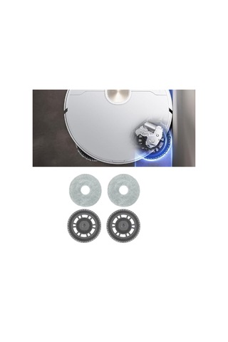 Xurunkeji Dreame L20 Ultra/x20 Pro/xiaomi Mijia M30s Robot Süpürge Paspas Tahtası Temizleyici Paspas Seti İçin 2 Paspas Tutucu Ve 2 Bez