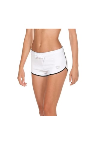 Arena W Gym Short Fleece Beyaz Siyah