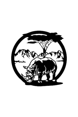Afrika Rüyası Dekoratif Ahşap Tablo-2