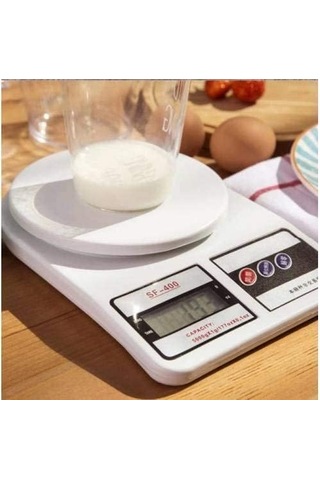 Elektronik Dijital Mutfak Tartısı 10 Kg Kapasite, 1 Gr Hassasiyet, Dara Fonksiyonu, Lcd Ekran, A++ Enerji Sınıfı, Kompakt Plastik Tasarım Çok Renkli