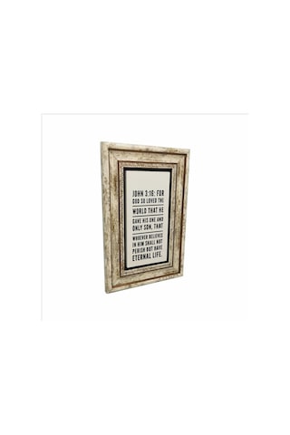 Yuhanna 3:16 Baskılı Taş Tablo 20x30 769