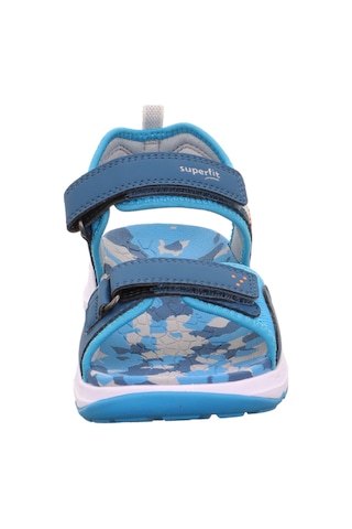 Superfit Criss Cross Çocuk Sandalet Kamuflaj - Mavi 000586-8010