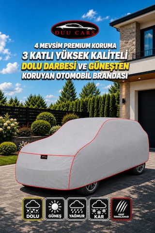 Fiat / Tofaş Doğan 3 Katlı Dolu Ve Güneş Koruyucu Oto Branda Suv 7 8 Kg 30 30 70 Cm