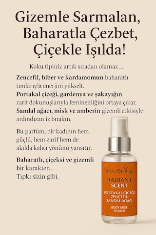 Youshine Radiant Scent Body Mist 100 ML