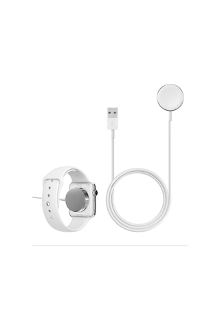 Apple Watch Seri 1/2/3/4/5/6/se Uyumlu Manyetik Hızlı Şarj Aleti Şarj Kablosu