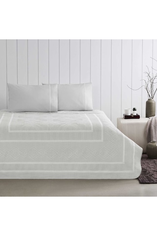 Taç Jakar Anette Çift Kişilik Pike Takımı Gri 000000001000047208 Gri