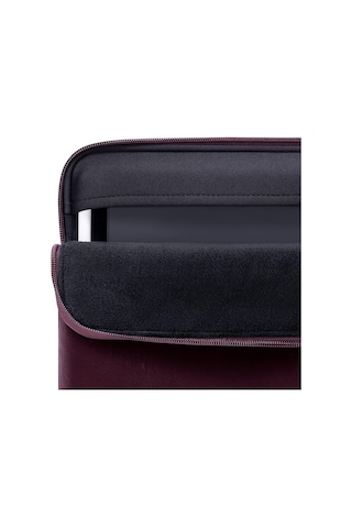İpad Air 13" M3 2025, İpad Pro 13" M5 2025 İle Uyumlu Tablet Kılıfı Sihirli Klavye Ve Kalem Tutuculu - Pu Deri Çanta İnce Koruyucu Kılıf - Berry Brown