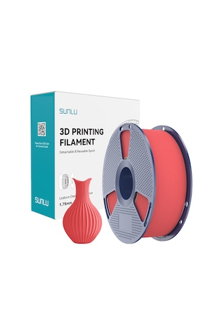 Sunlu Pla Filament Kiraz Kırmızı 1.75mm 1kg