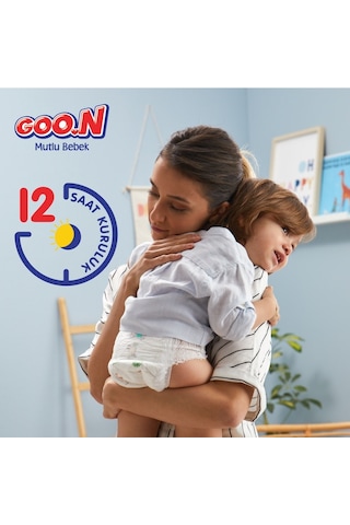 Goon Mutlu Bebek Bebek Bezi Beden:4 9-14kg Maxi 90 Adet 4 Numara