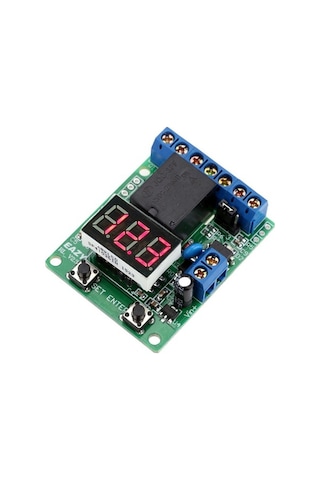 Moly 12v Dc Röle Modülü - Gerilim Koruma, Zamanlama, Dijital Gösterge, 10a, Pratik Kullanım