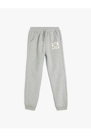 Koton Bağcıklı Cepli Basic Jogger Pantolon Gri 5wkb40010tk Gri