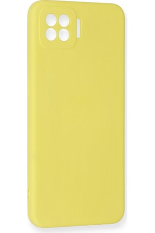 Newface - 806 - Oppo A73 Kılıf Nano İçi Kadife Silikon - Edntrend - - Sarı