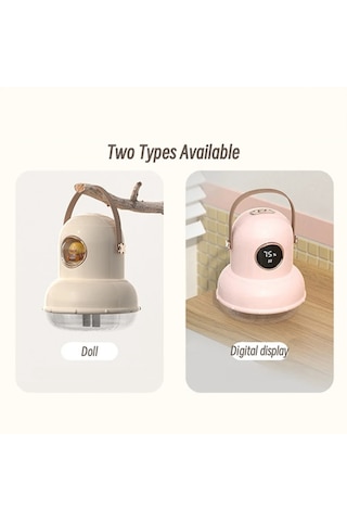 Icarer Ailesi If-js01 Usb Şarjlı Masaüstü Gece Lambası Çift Spreyli Nemlendirici, Renk: Pembe Dijital