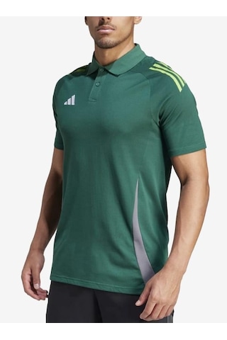 Adidas Tıro24 C Polo Erkek Polo Yaka Tişört Yeşil
