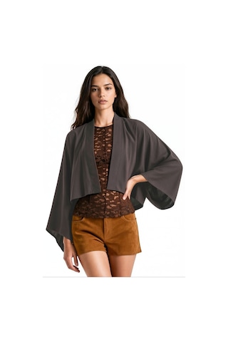 Hiccup Busem Kadın Kimono Siyah 02