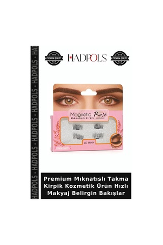 Premium Mıknatıslı Takma Kirpik Kozmetik Ürün Hızlı Makyaj Belirgin Bakışlar