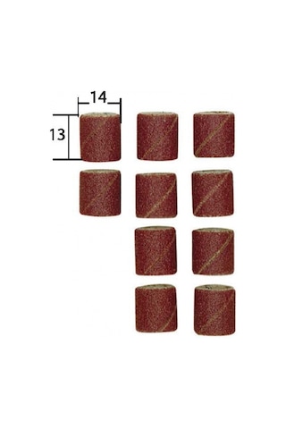 Proxxon 28978 Pimli Rulo Zımpara 120 Kum 10 Adet