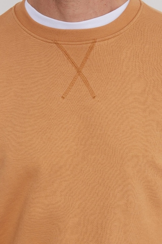 Tudors Unisex Relax Fit Rahat Kesim %100 Pamuk 3 İplik Basic Camel Bisiklet Yaka Sweatshirt-35146 Camel