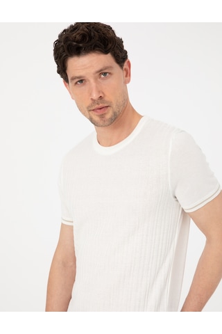 Pierre Cardin Erkek Ekru Kazak /triko 50303616-vr019 Ekru