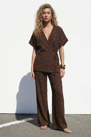 Lily Pantolon - Kahve-137523 Kahverengi