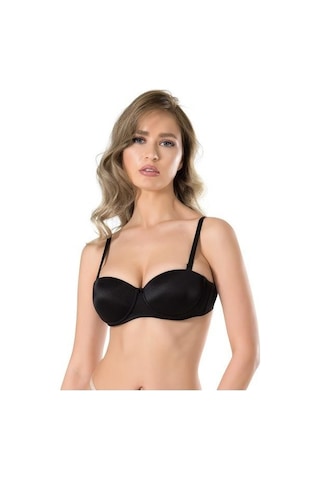 Fabony Bayan Basic Dolu Cup Dolgulu Destekli Straplez Sütyen 3010