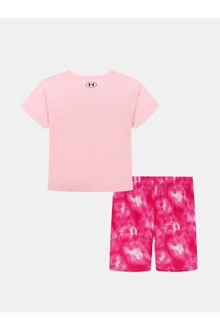 Under Armour Ua Prınted Bıke Short Set Kız Çocuk Tişört-şort Takım Asjı1rr 3-7 Yaş Asjı1rr 685