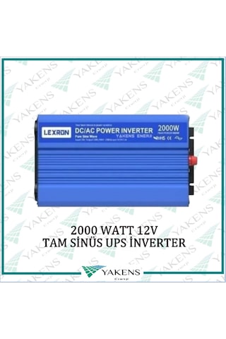 Lexron 2000 W 12v  Tam Sinüs İnverter