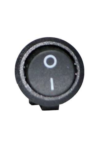 Yuvarlak Tip Aç Kapa Buton 2 Kademeli On Off Rocker Switch Daire Anahtar 250v Ac 3a/125v Ac 6a