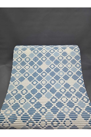 Aqua Mat Üst Kalite Kaydırmaz Paspas - 65 Cm Çok Amaçlı Islak Zemin Matı 65 X 200 / Mavi