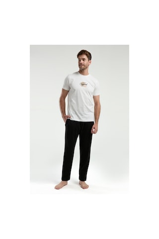 Arnetta Erkek Beyaz Pijama Takımı 5274-47444 Beyaz