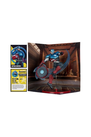Mcfarlane Toys- Marvel Rivals Captain America 1:10 Scale Collectible