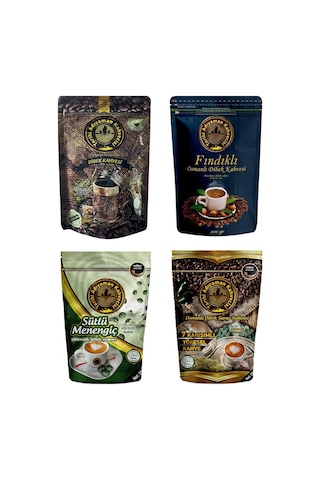 Tarihi Adıyaman Kahvecisi 200 Gr 4 Lü Karma Paket Öğütülmüş