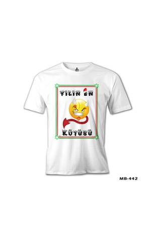 Yılın En Kötüsü Beyaz Erkek Tshirt