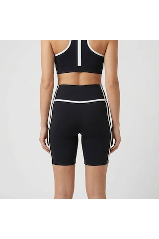 Siyah Fila Kadın Günlük Tayt Confini Tape Shorts Faw1309.80010