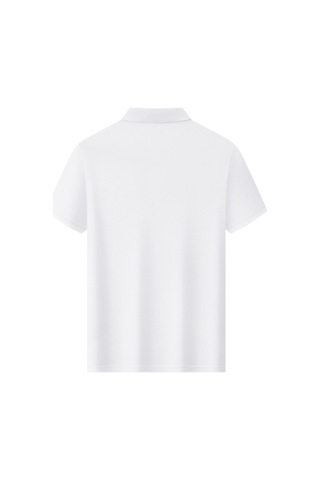 New Performance Premium Polo T-shirt %100 Pamuk Mercerize Beyaz