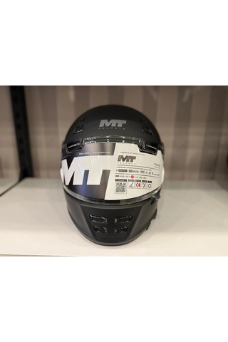 Kask Mt Jarama Sv Mat Siyah Cafe Racer Mat Siyah