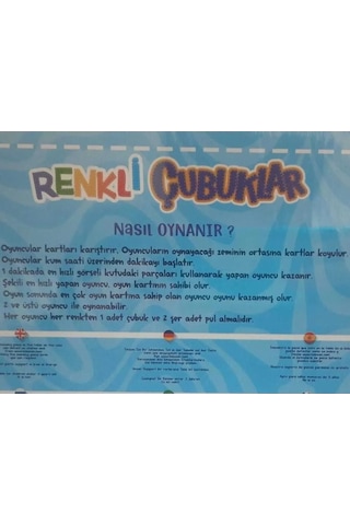 Kidsan Renkli Çubuklar Kds-9014