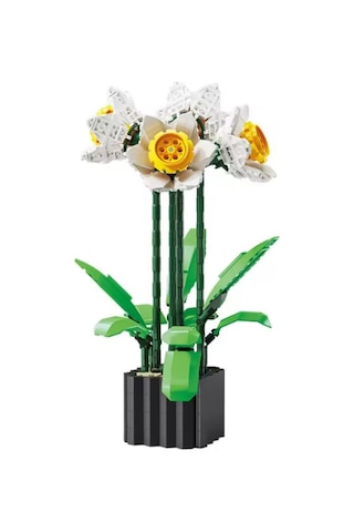 Toysan Flowers Nergis Çiçeği Yapı Blok Seti 838 Parça 10111