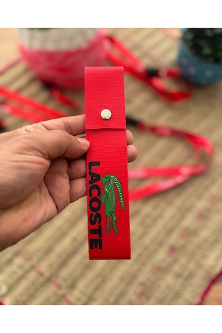 Timsah Tasarımlı, Kırmızı Renk Yüksek Kalite Tampon & Çeki İpi