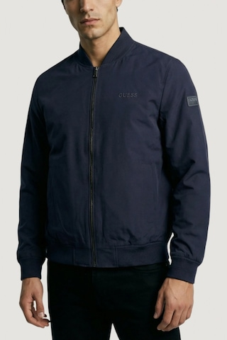 Guess Esnek Katlanabilir Bomber Erkek Lacivert Ceket M6rl09wj362-g7v2 Lacivert