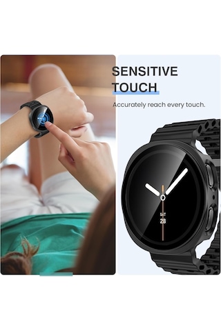 Samsung Galaxy Uyumlu Watch 8 Classic 46mm Sert Pc Kasa Ve Ekran Koruyucu