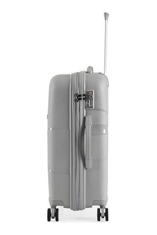 Ççs 5264 Polipropilen Büyük Boy Valiz Gri